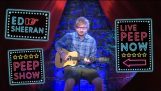 Ed Sheeran $ 2 Peep Show expérience