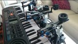 På Longing Piano täcker från Lego Mindstorms EV3