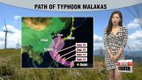Orkanen Malakas truer Japan