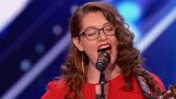 Neslyšící zpěvačka Mandy Harvey na Amerika má talent