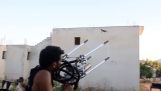 Rakennettaessa aseena drones