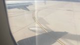 Cerrione på flyet før takeoff