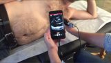 ultralydapparat som arbeider med en enkel smarttelefon