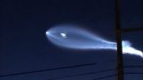 Ett UFO på himlen Kalifornien