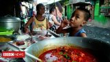 Wie aus dem Müll zu essen verkauft wieder an den Arm (Philippinen)
