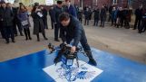 A bemutató az első postai drone Oroszországban megbukott