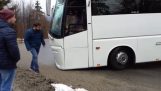 The big mistake of a coach driver