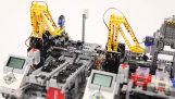 A car factory from Lego