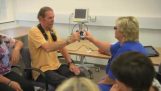 Paciente da doença de Parkinson tratados com a tecnologia