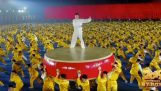 Unique choreography by 20.000 martial arts students (China)