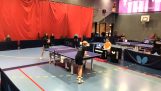 impresionante pasaje de ping-pong juego infantil