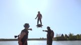 Flying with a Flyboard