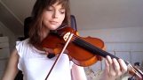 Aufgezeichnete Fortschritt, Geige lernen in zwei Jahren