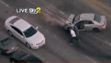 Crazy car chase in Los Angeles is reminiscent of the GTA