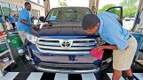 Car wash gedijt, inhuren van werknemers met autisme
