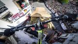 Spektakulära störtlopp på en mountainbike i Mexiko