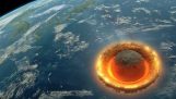 Simulert asteroide kollisjon med jorden