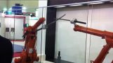 Due robot xifomachoyn con Katana