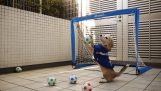 犬ゴールキーパーのハード トレーニング