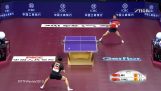 O ponto deste século no ping-pong
