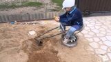 Nonchalanta grävmaskin för barn