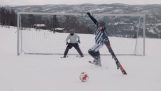 Fútbol con esquí