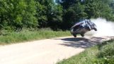 Lietajúce autá preteky Rally