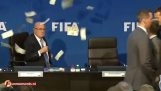 Sepp Blatter finally collect the money
