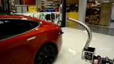 Den nye Tesla elbil oplader