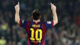 Rekord: 253 Célok Lionel Messi a spanyol bajnokságban