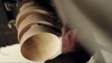 Making wooden Bowl with a foot control lathe