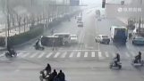 A very strange accident in China