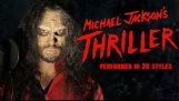 Το “Thriller” 20 különböző stílusok