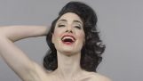 100 years of female beauty in 1 minute