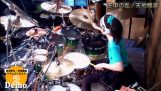 A girl 16 years is an authority on drums