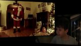 Câmera escondida capta o Papai Noel