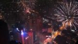 Fuochi d'artificio nelle Filippine