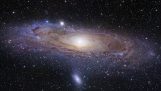Foto detalhada da galáxia da galáxia de Andrômeda do telescópio Hubble