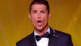 The strange cry of Cristiano Ronaldo