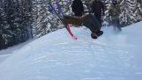 화려한 스키 점프