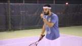 Tennis leksjoner med Constantina Klapsinoy