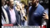 Thessaloniki: Vilde CAW medlemmer og ledere af syriza