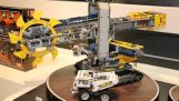 LEGO Technic bøtte hjul gravemaskin: Full leketøy presentasjon!
