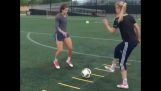 Dievčatá futbal školenia
