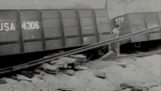 Tåg urspårning experiment, Claiborne Polk Military Railroad – 1944 USA:s armé