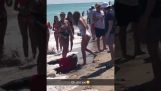 Backflip on beach fail!