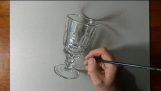 Hvordan man tegner en Absinthe glas