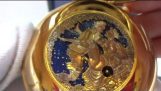 Klasická Reuge erotické automat hudební kapesní hodinky