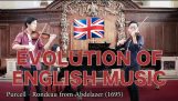 Evolución de la música inglesa (1500-2017)