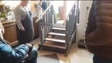 Stairs for people with disabilities